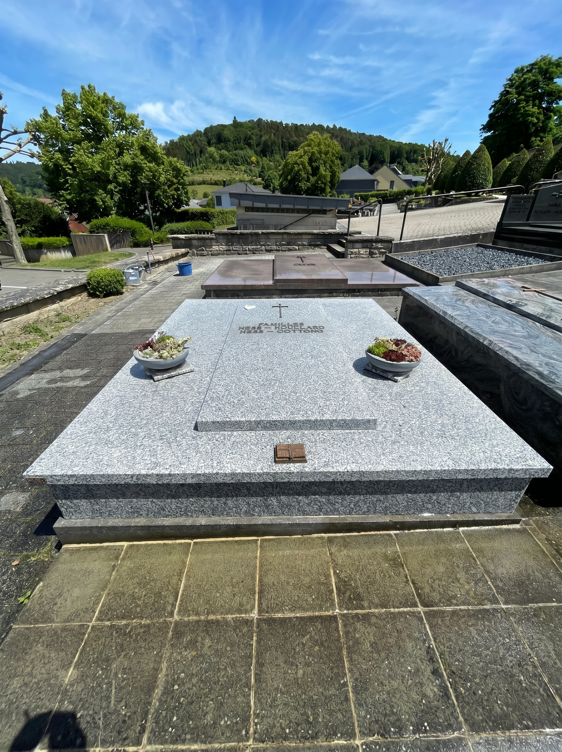 Sarcophage familial deux places